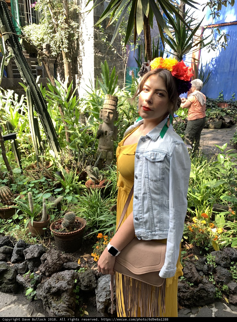 Yellow Dress in the Garden