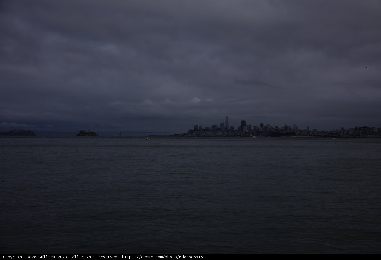 Sailing on the Cloudy Sausalito Shoreline