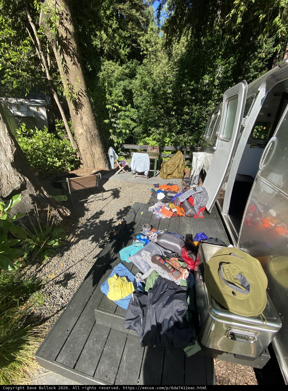 Airstream Camper Trailer Amidst the Wild