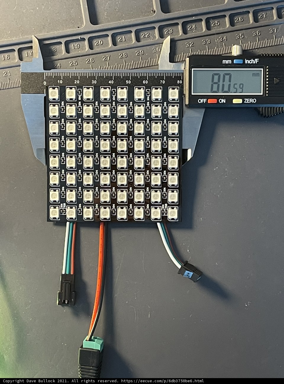 Compact Electronic Board with Digital Display and Battery