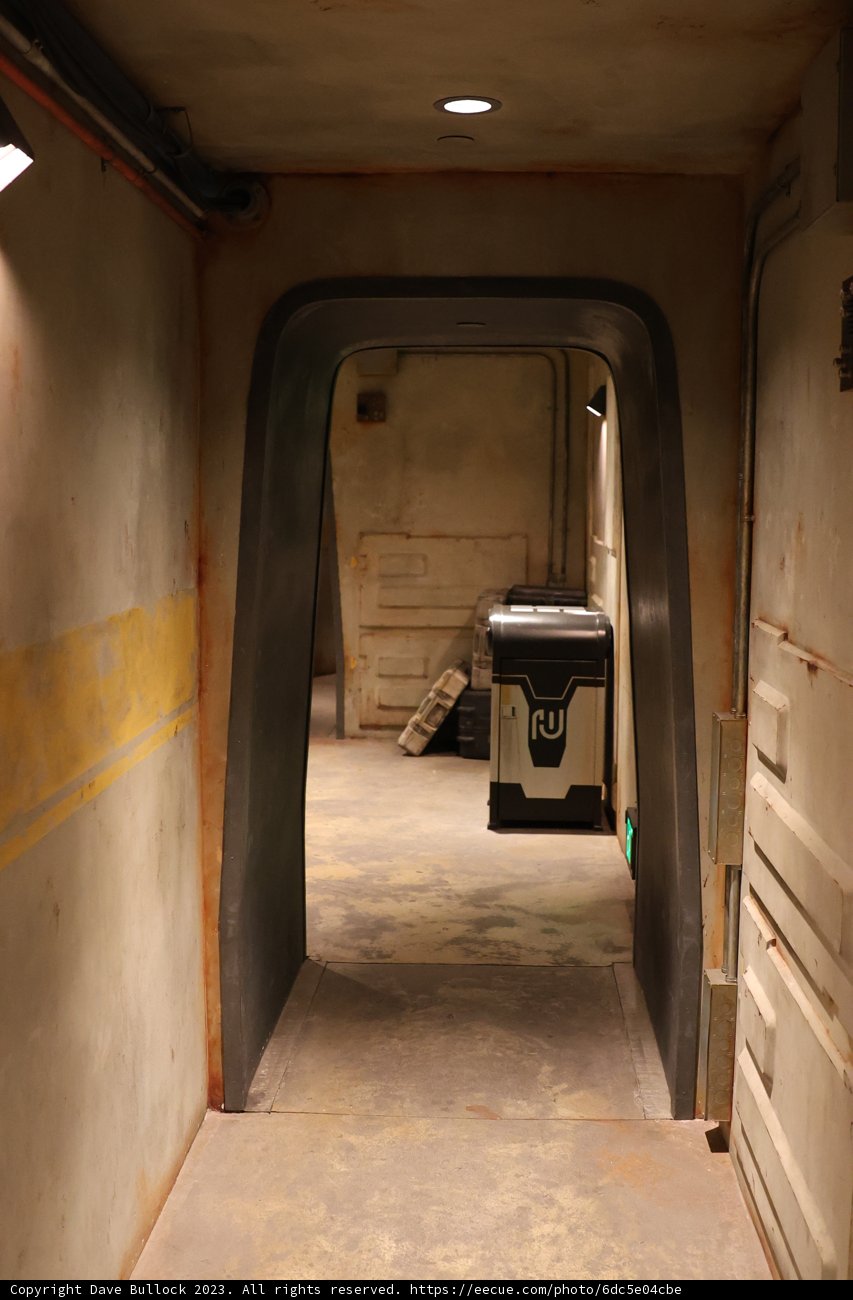 The Force Awakens in the Basement Corridor