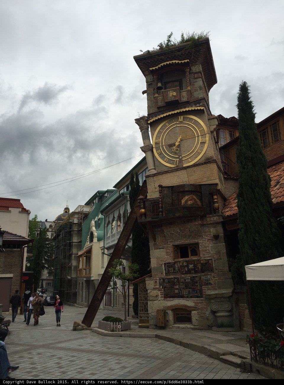 Gabriadze Theatre Clock Detail