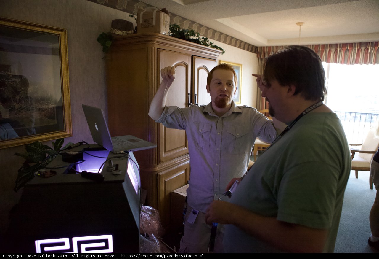 Green Shirt Guy at the Defcon Electronics Convention
