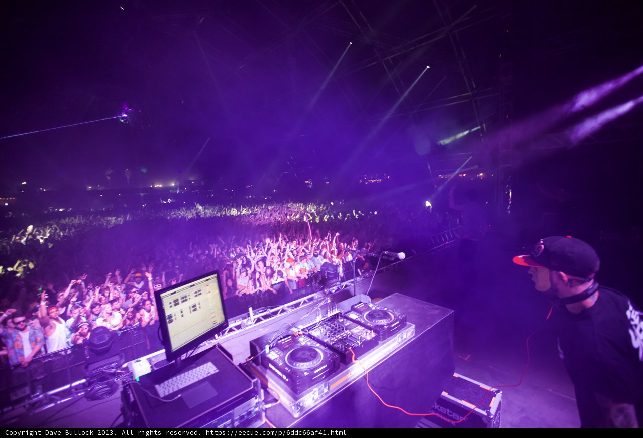 The DJ Rocks the Crowd at Coachella