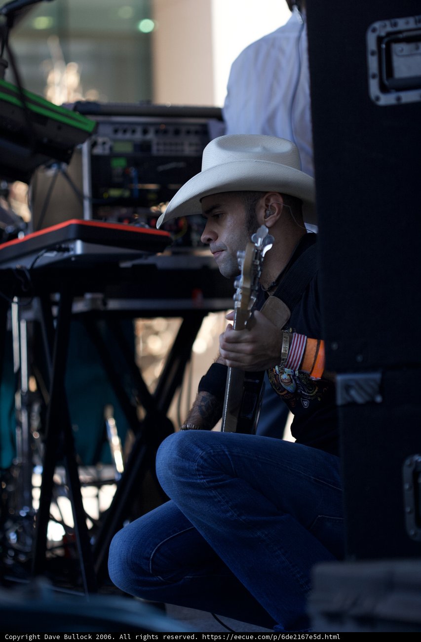Cowboy Guitarist Takes the Stage