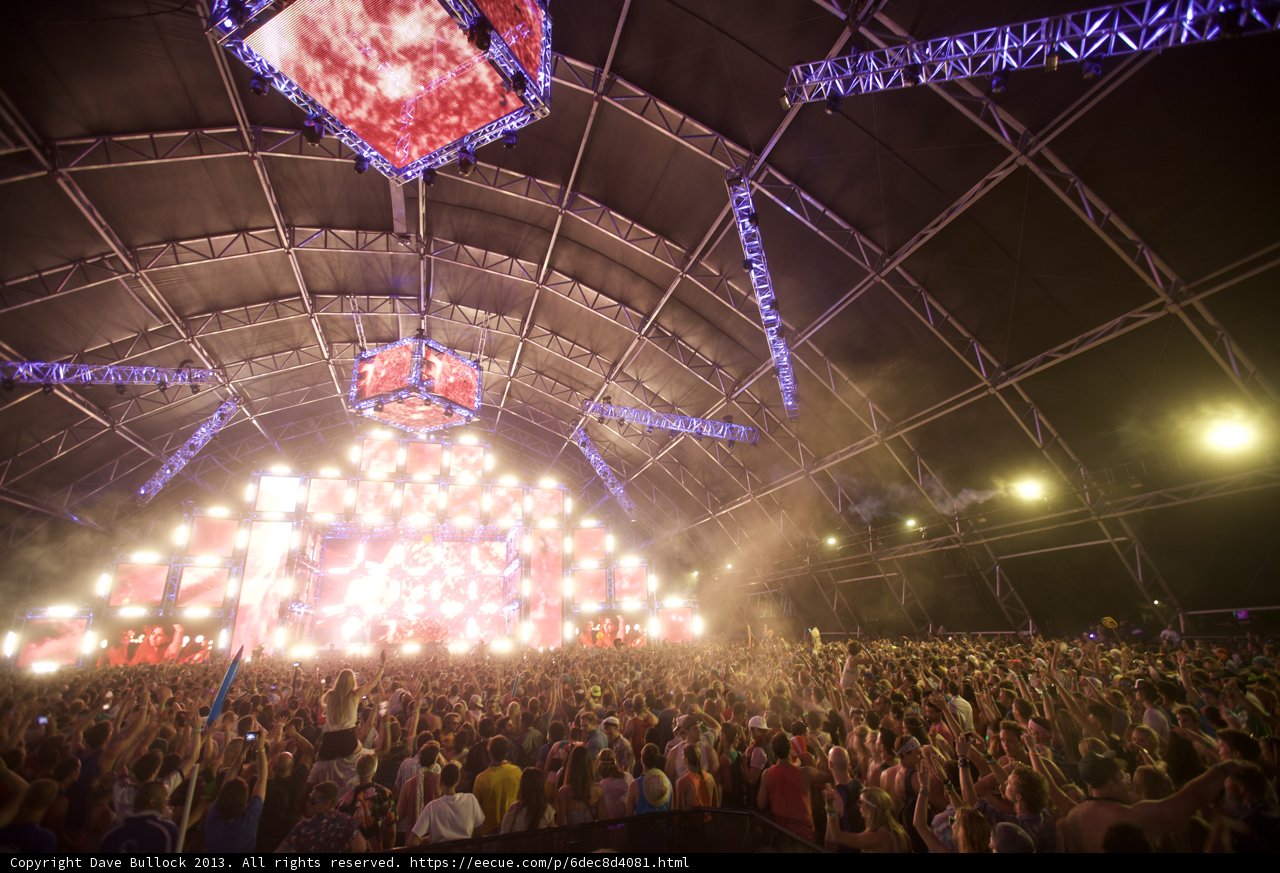 Coachella Concert Crowd