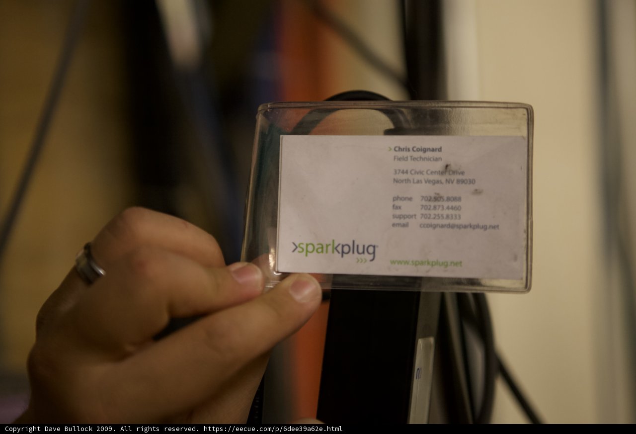Digital Business Card Display