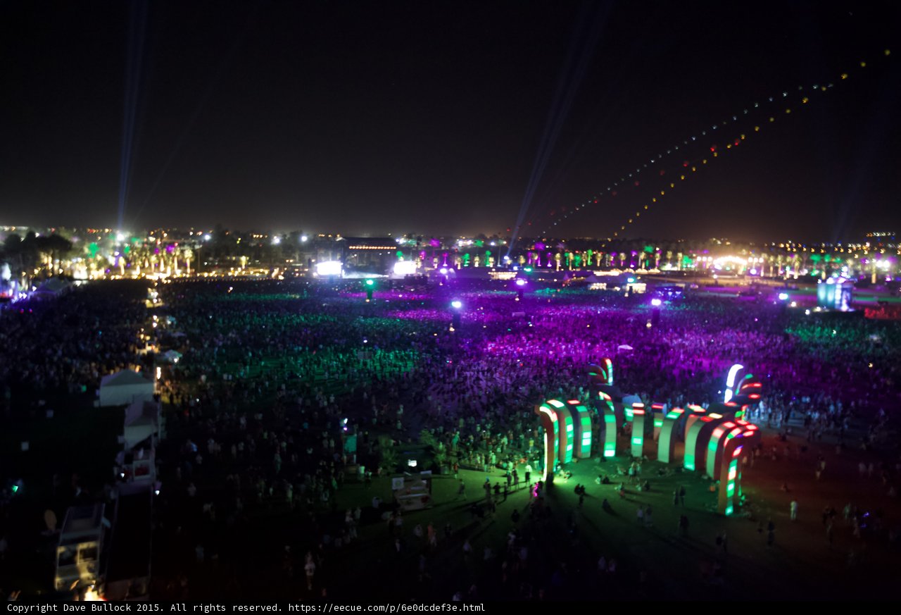 A Metropolis Lit up with Colorful Lights