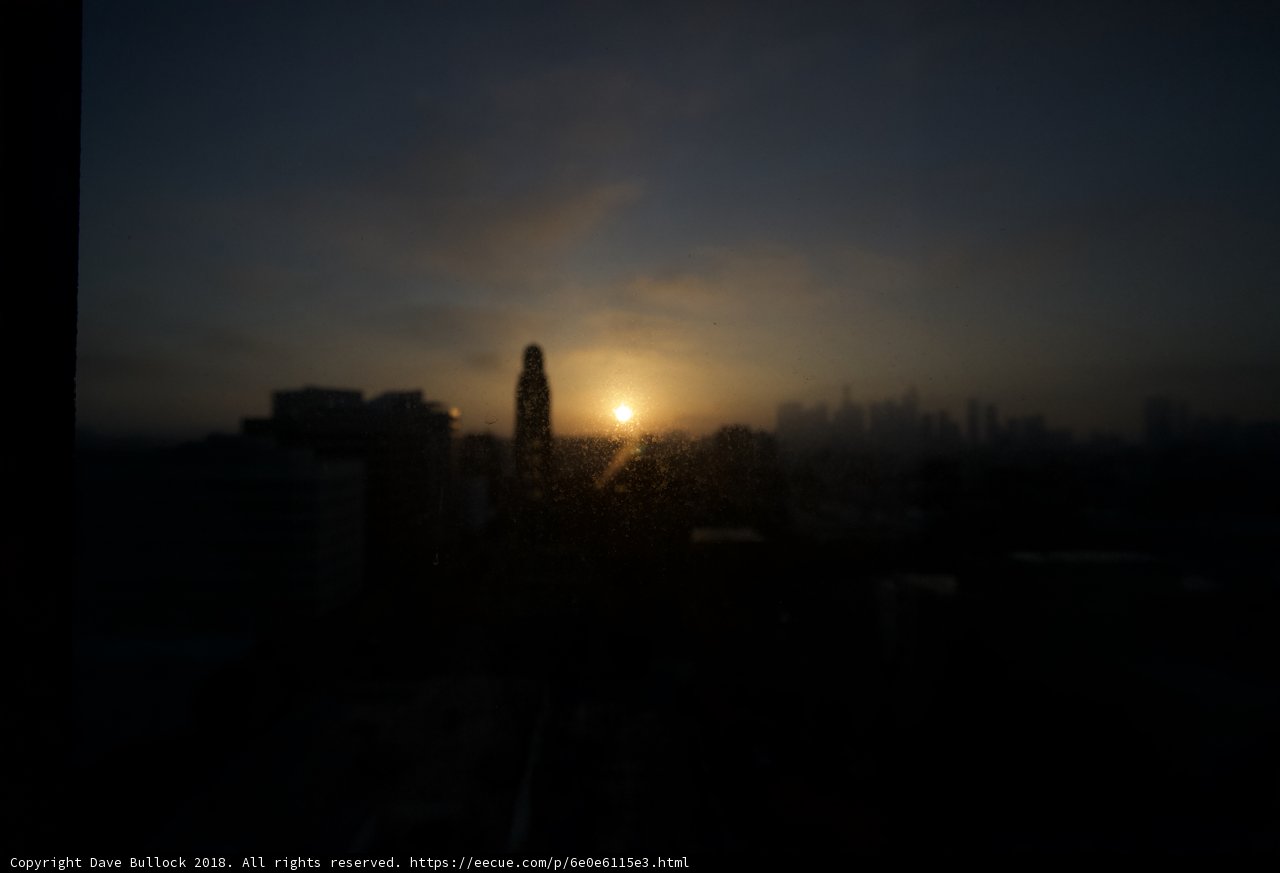 Sunset Glow over the City