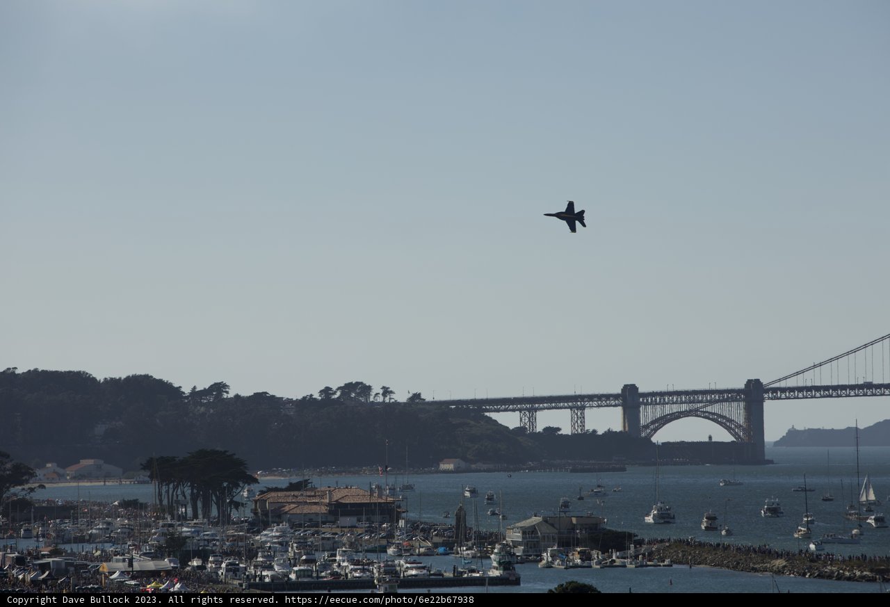 Soaring Jet at Fleet Week, San Francisco
