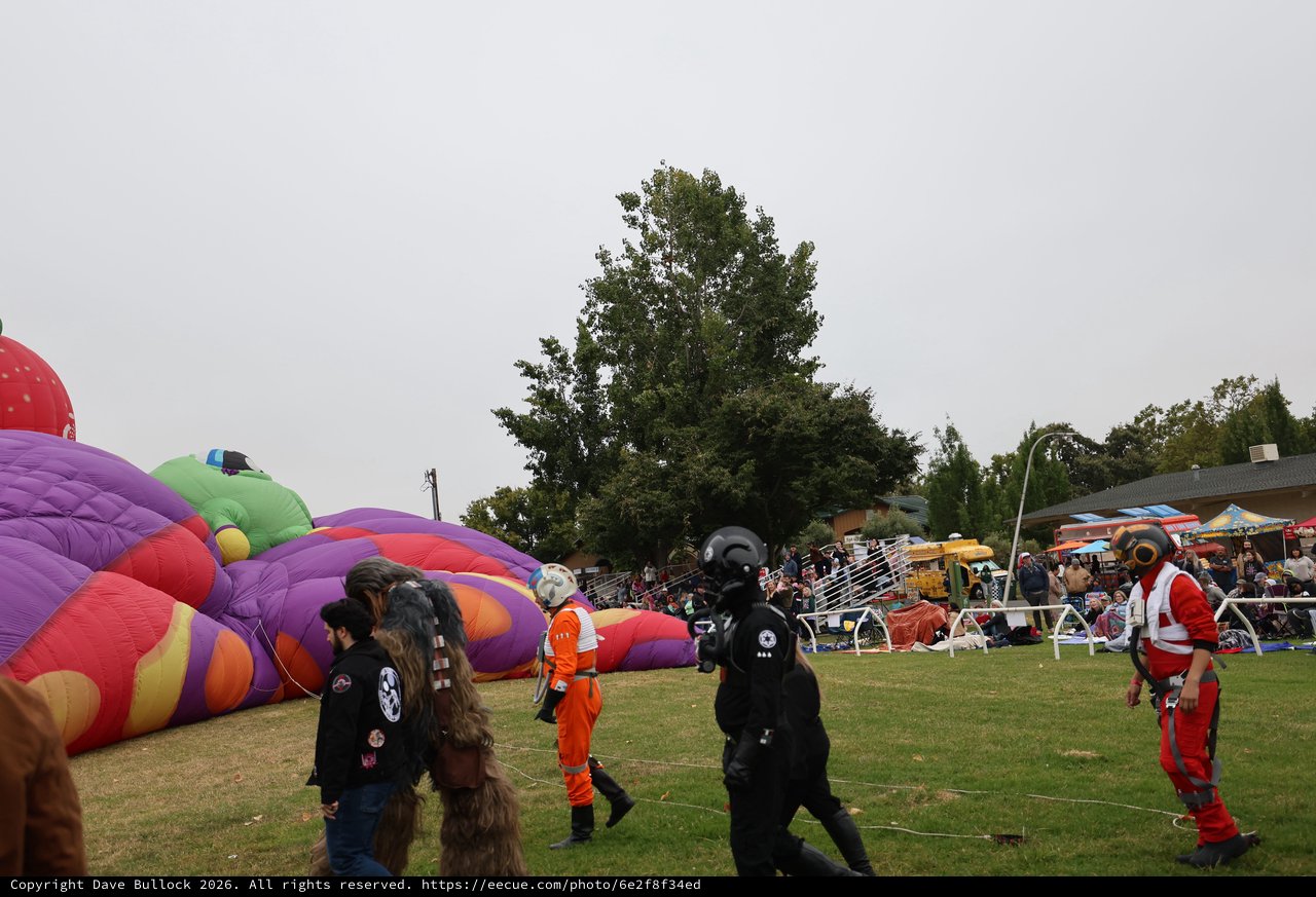 Star Wars Cosplayers at Hot Air Balloon Festival