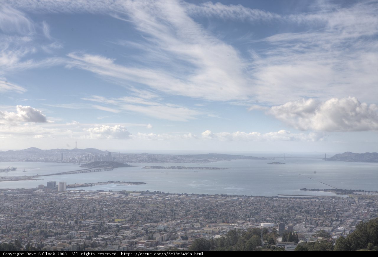 Spectacular Aerial View of San Francisco Bay