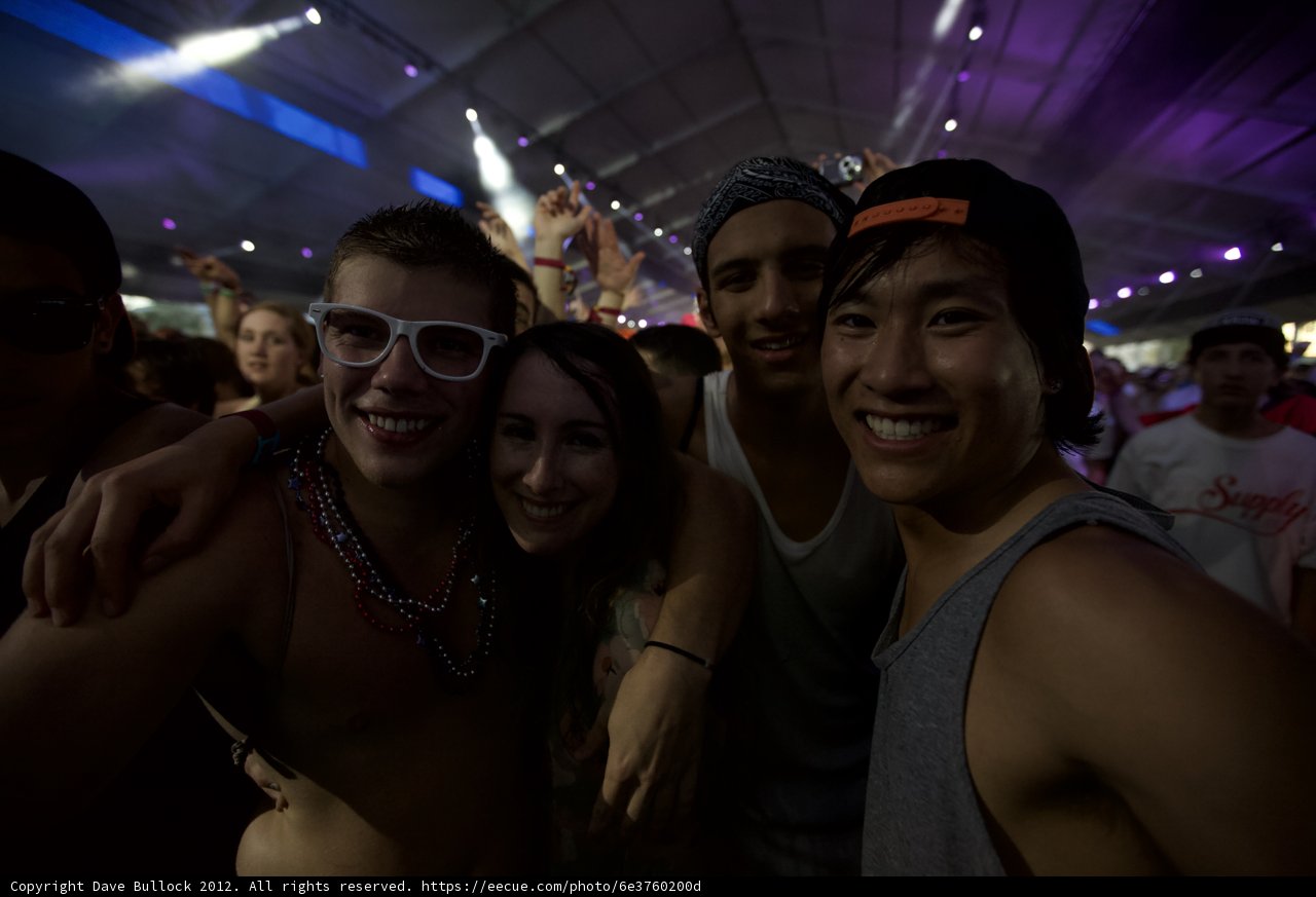 Urban Crowd at Coachella Music Festival