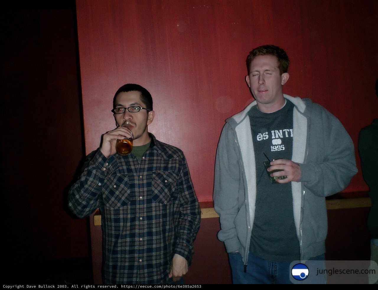 Two Friends Enjoying a Drink
