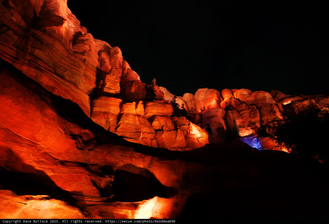 Enchanting Rock Formations at Disneyland