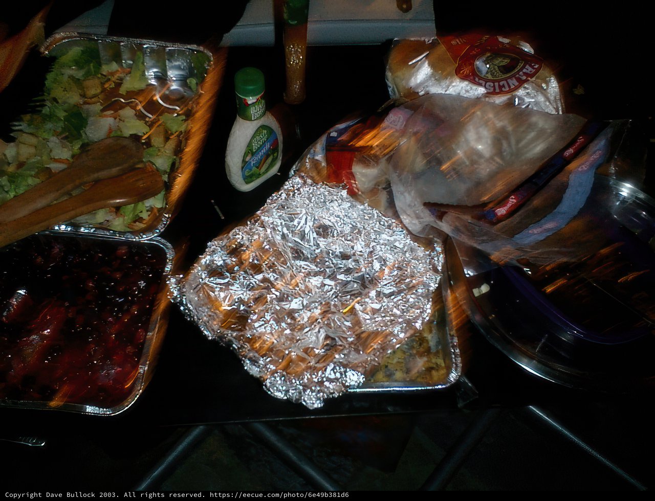 Foil-wrapped feast