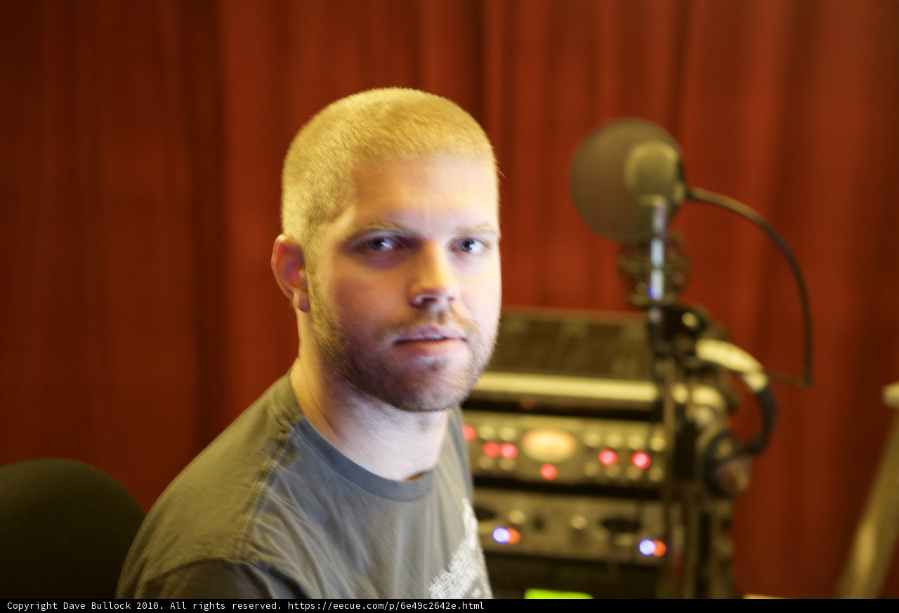 Morgan Page in the Recording Studio