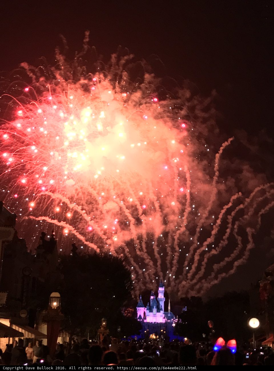 The Magical Fireworks Display at Disneyland