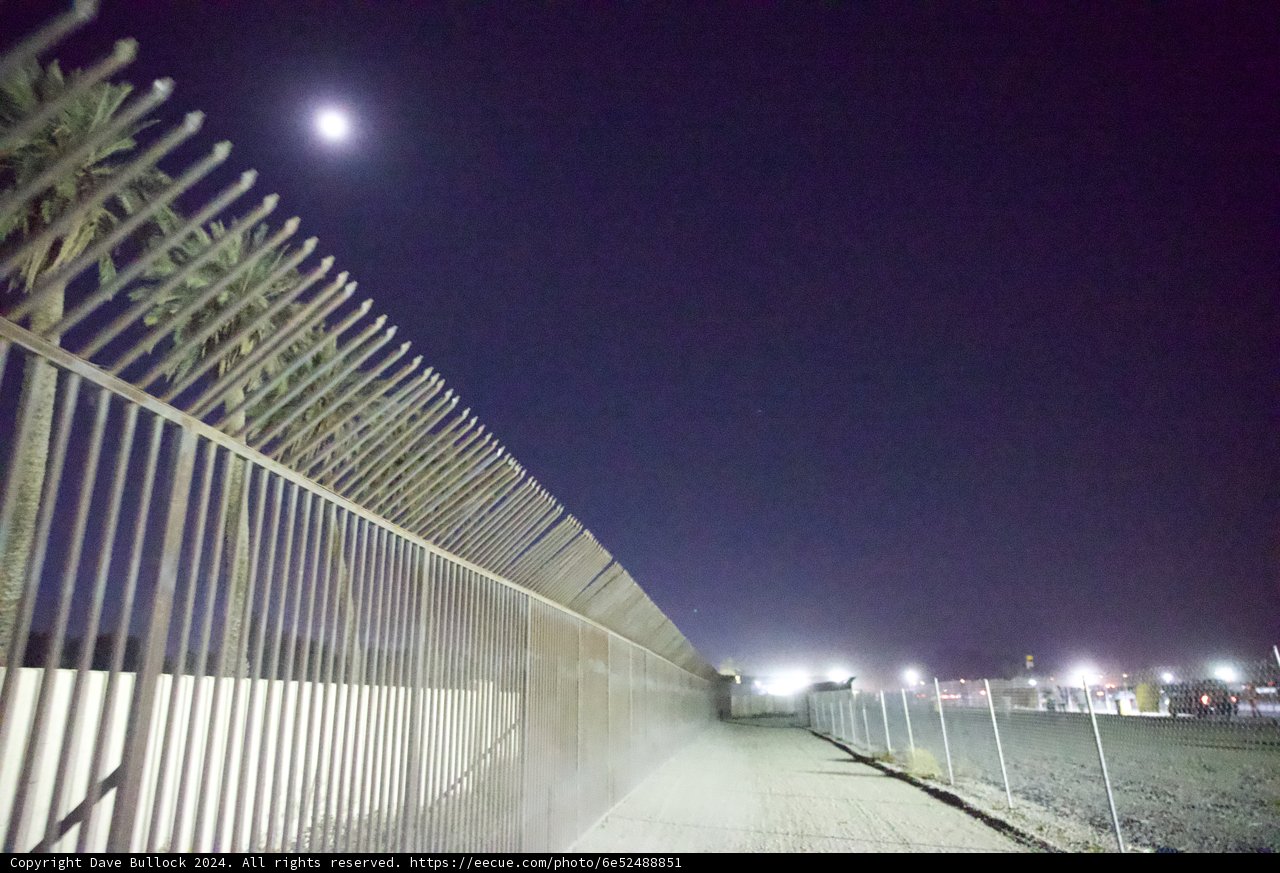 Moonlit Pathway: A Night at Coachella 2024