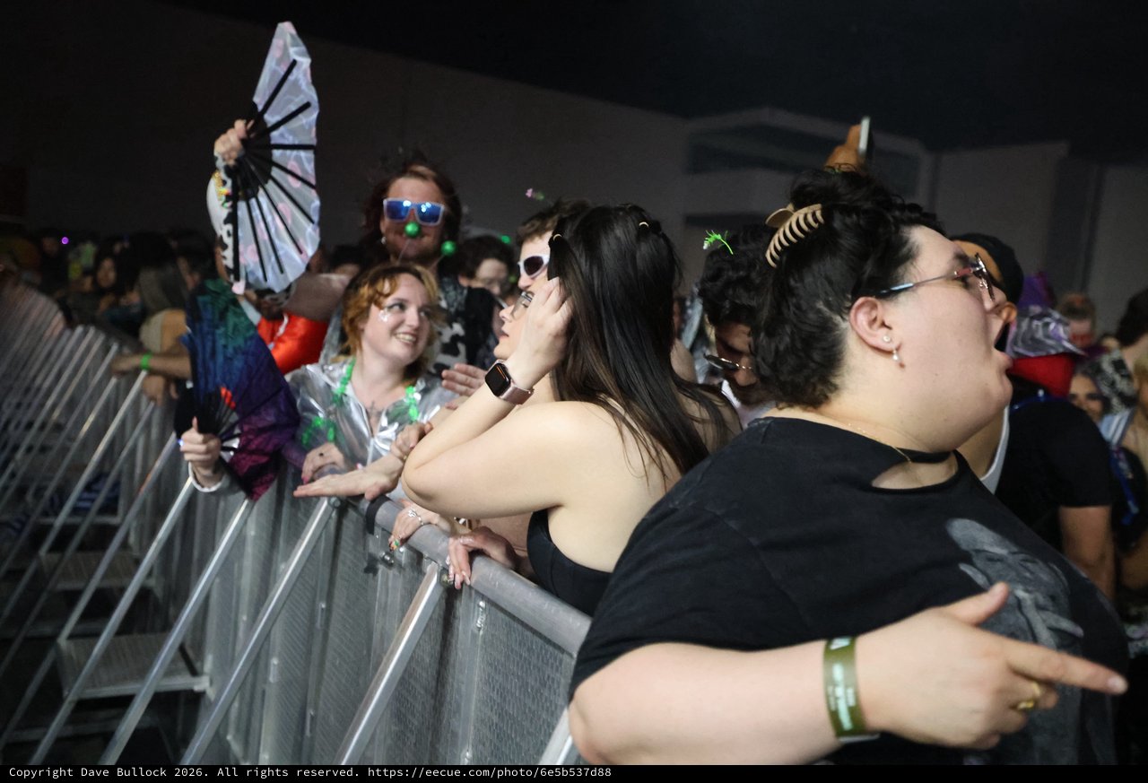 Crowd Pressed Against Barrier at Wobbleland 2026