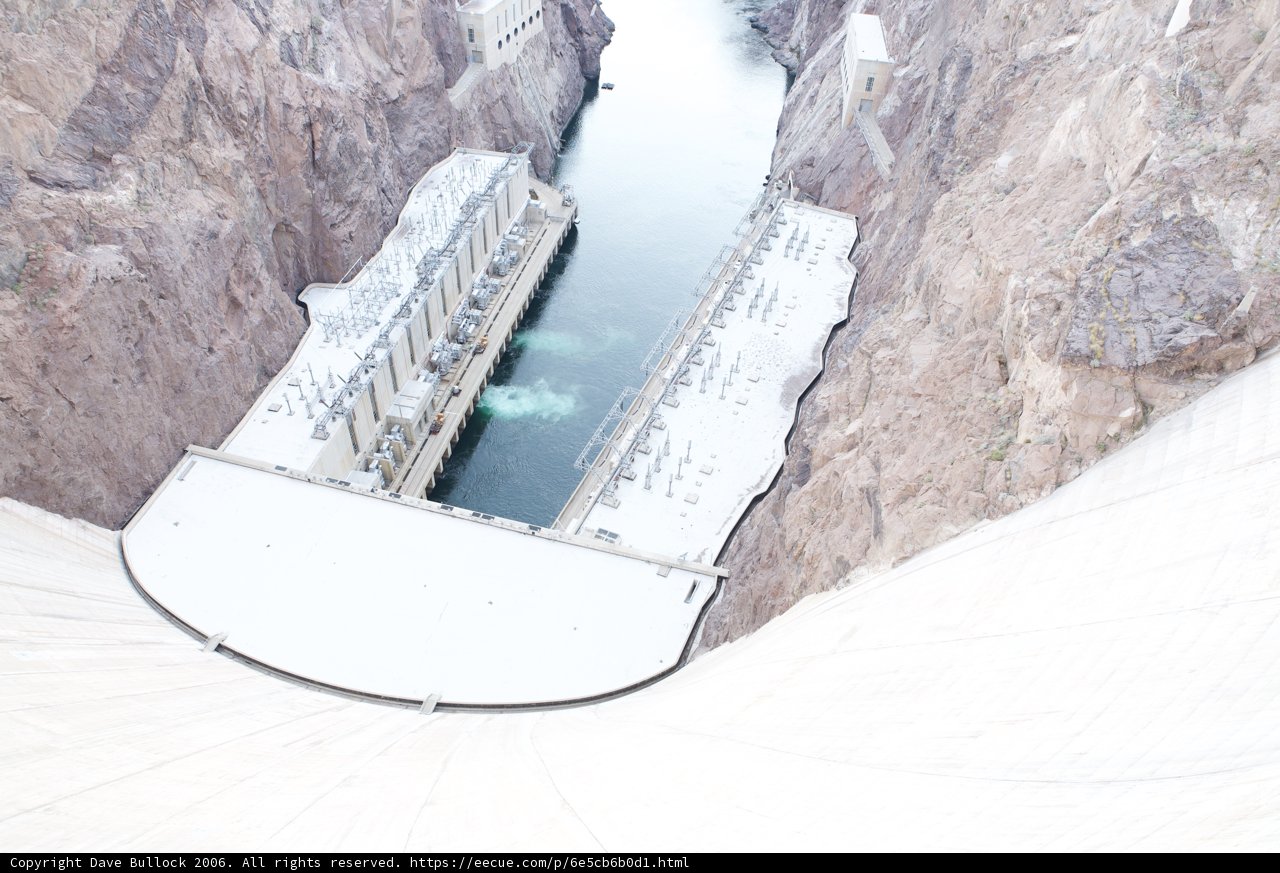 A Bird's Eye View of Hoover Dam