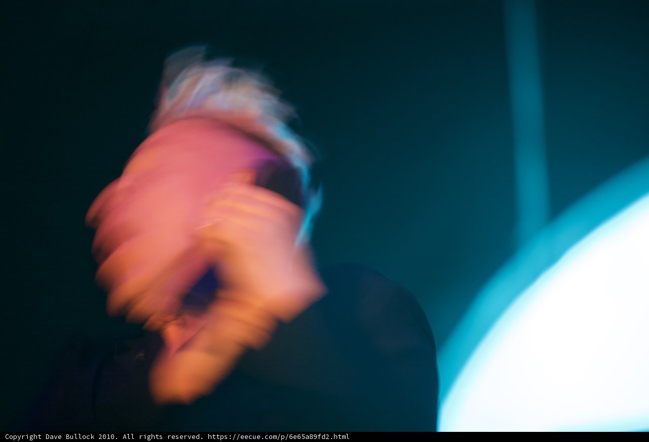 Blurry Concert Performer Takes The Stage