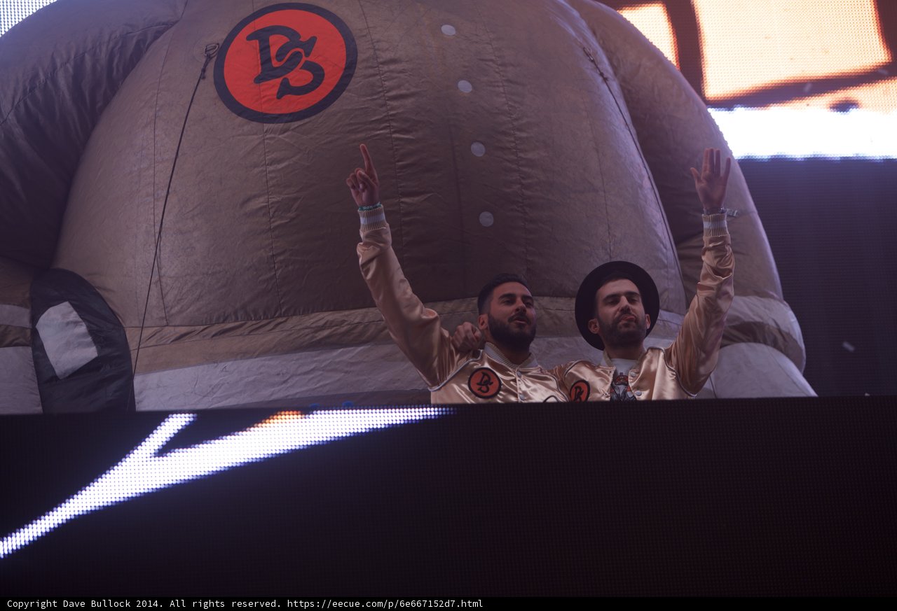 Two Men and a Balloon at Coachella