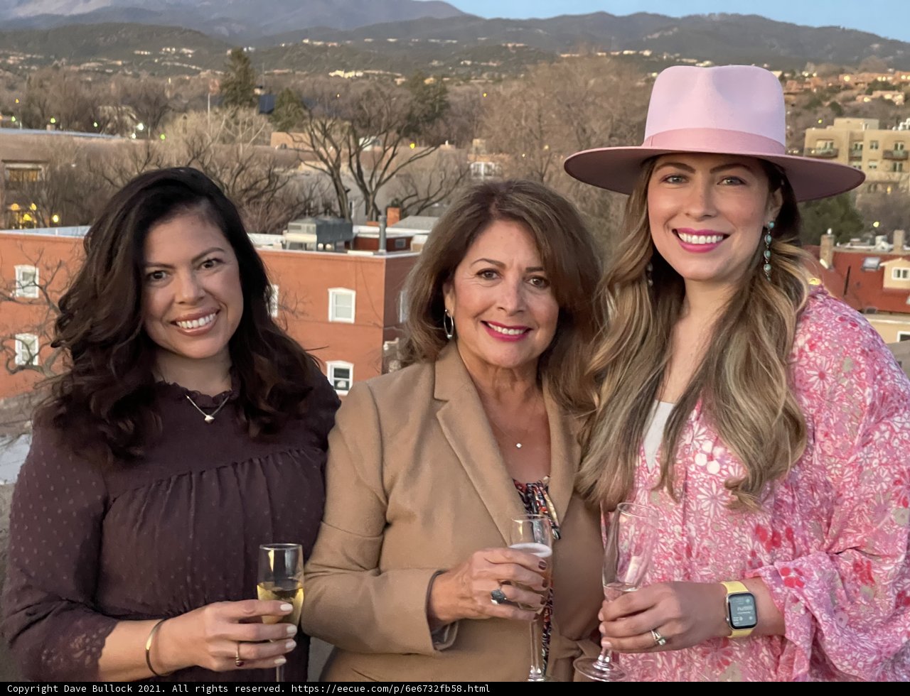 Three Lovely Women Enjoying Each Other's Company in Santa Fe