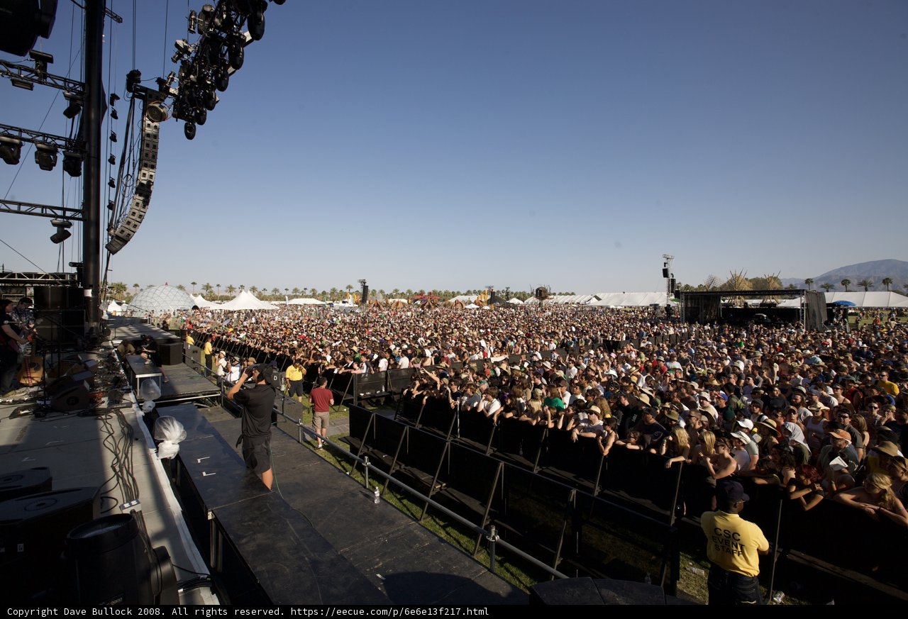 Rocking with Tom Walker and Marc Trestman at Coachella 2008