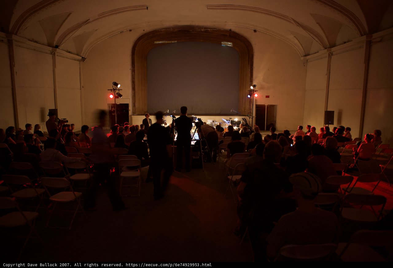 Neil Grayston in a Packed Theater