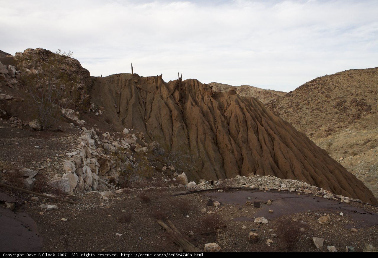 Majestic rock formation in the midst of the desert