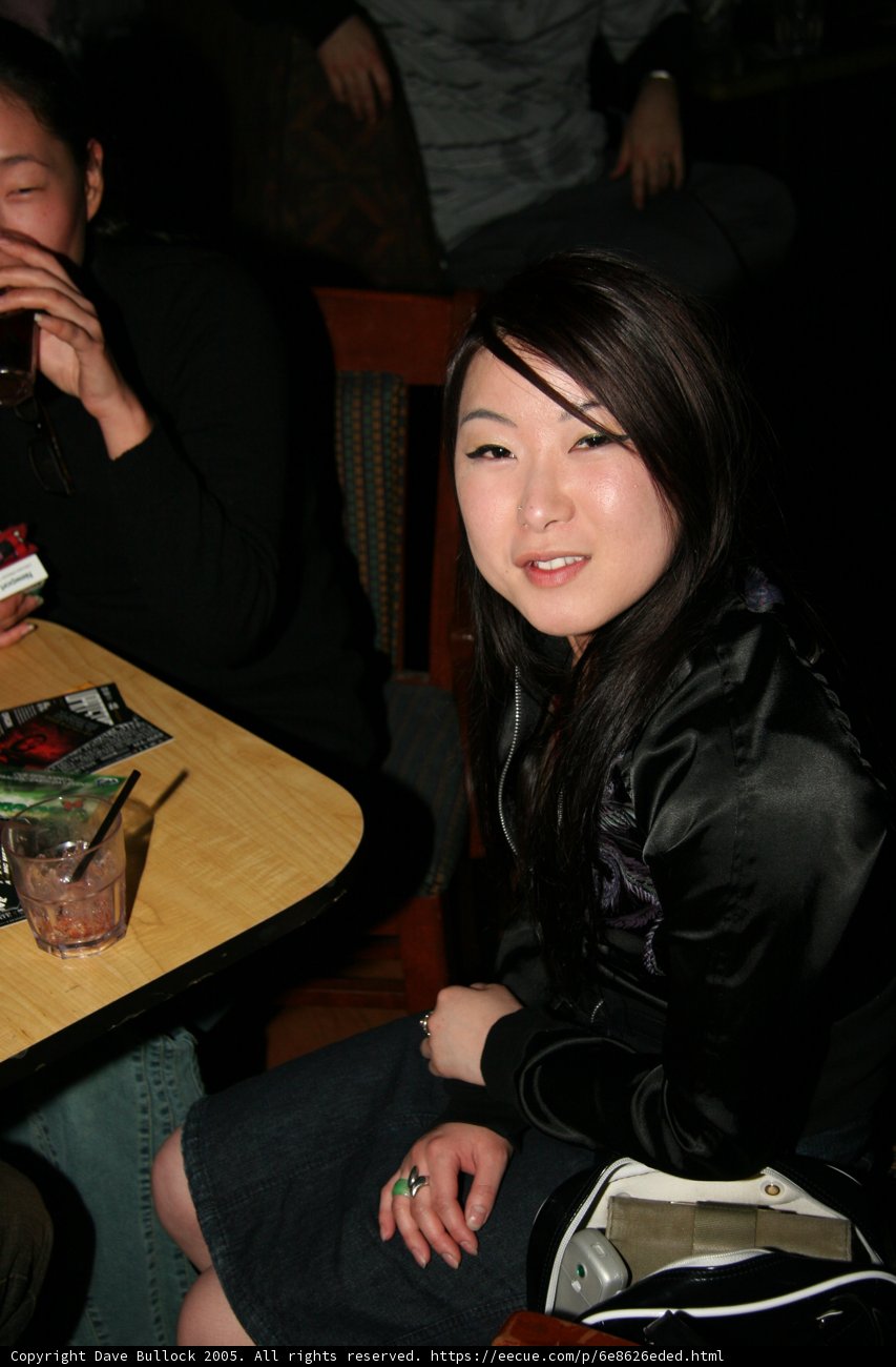 Stylish Woman at the Pub