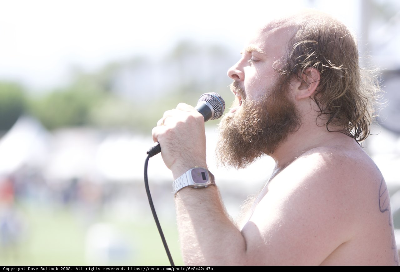 Bearded Entertainer Rocks Coachella Crowd
