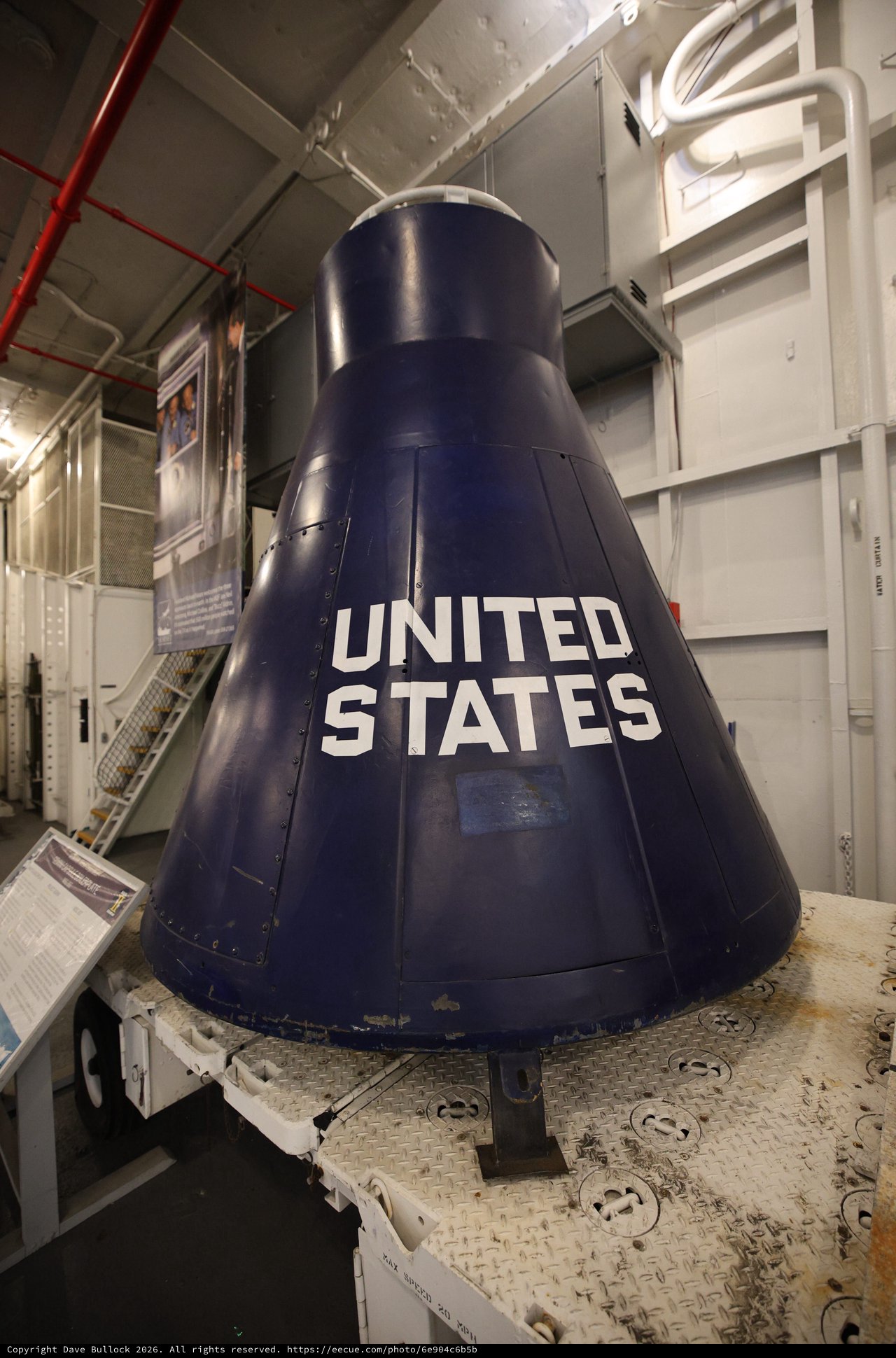 United States Space Capsule at USS Hornet Museum