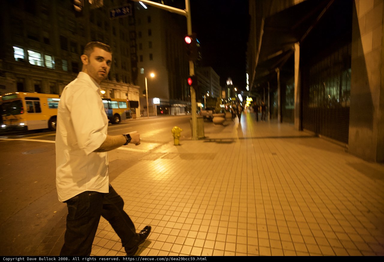 Night stroll in the city