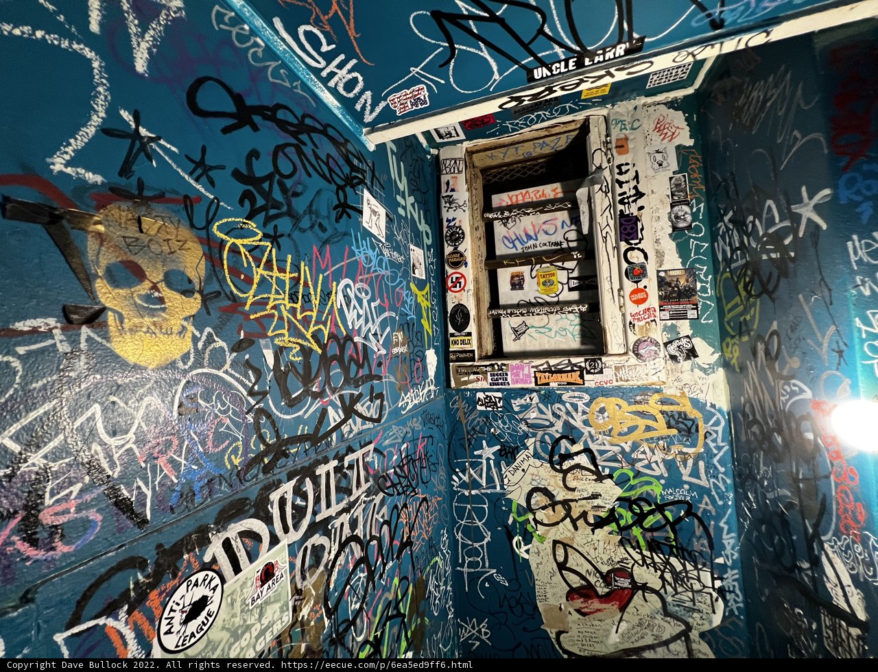 Artistic Graffiti Collage in San Francisco