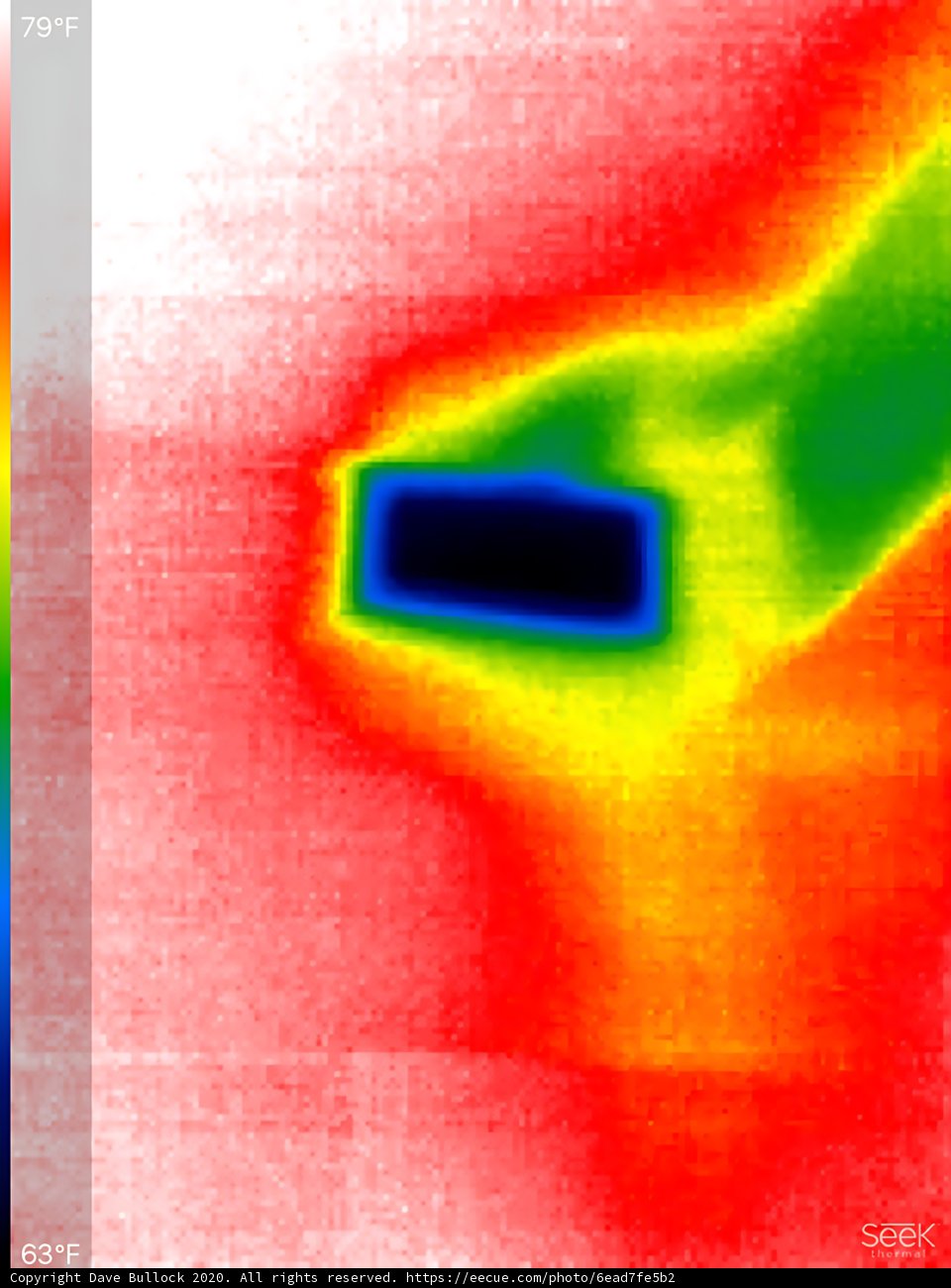 Thermal Imaging Heat Map Temperature Display