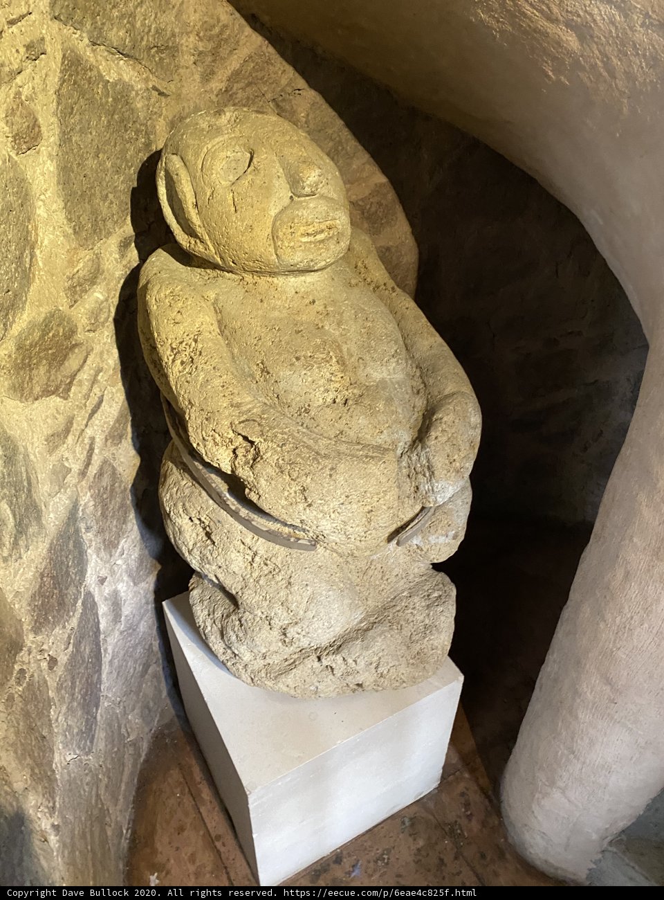 Stone Man in Xochimilco