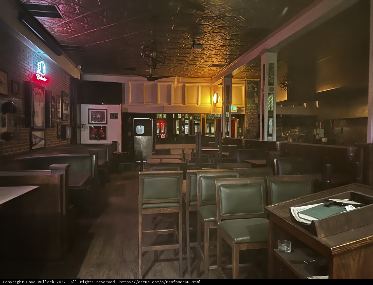 Nightfall at the Urban Bar