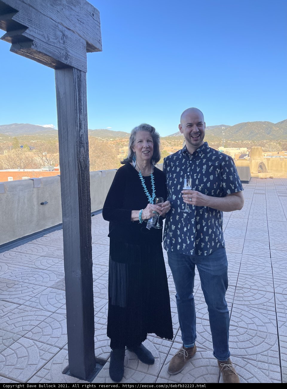 Roof-Top Wine Tasting with Dave and Rhoda