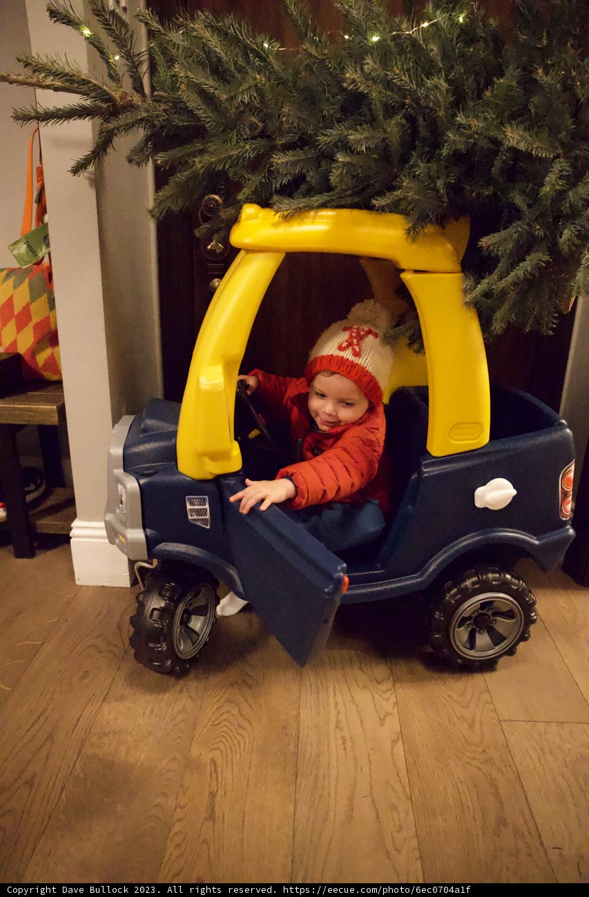 Wesley's First Christmas Joyride
