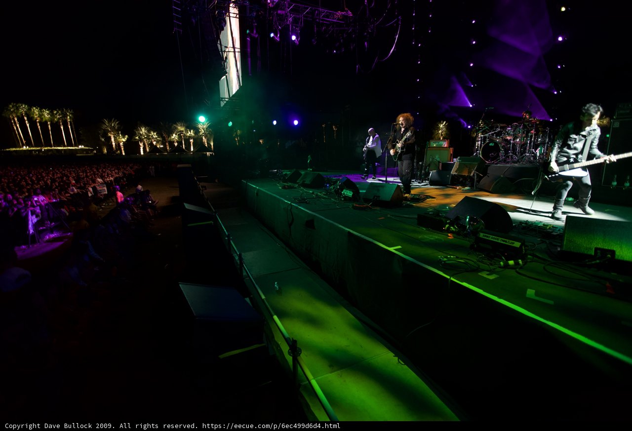Nighttime Rock Performance