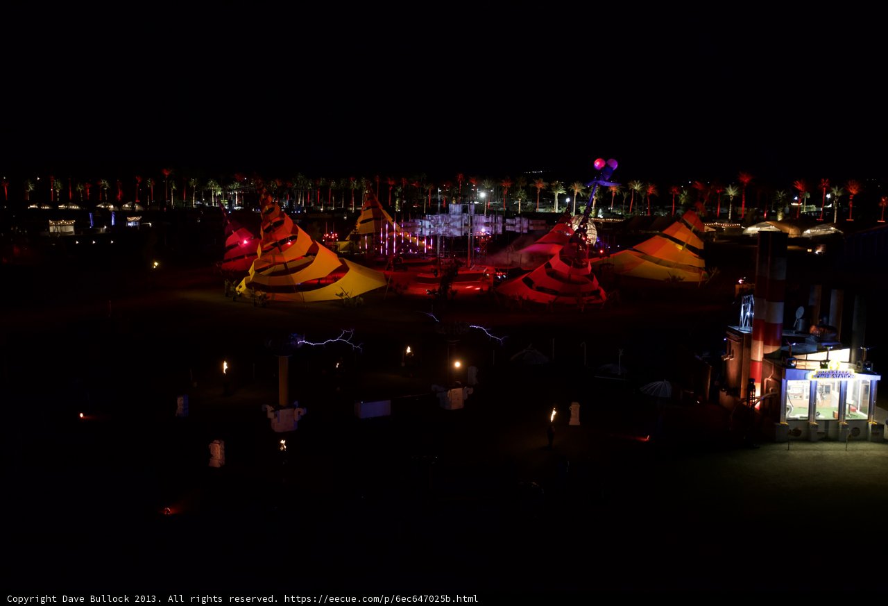 Carnival Lights at Night