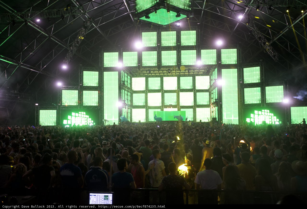 Green Light Show at Coachella