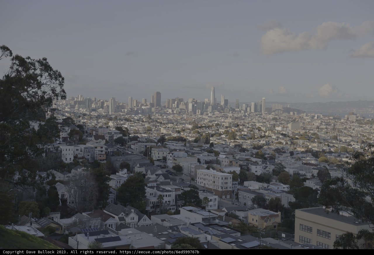 Cityscape from a Hilltop
