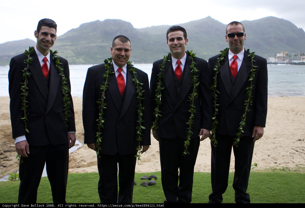 Formal Attire by the Hawaiian Lake