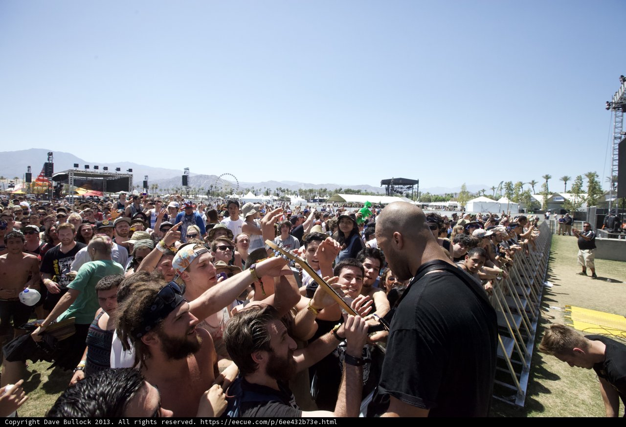 Crowd at Coachella Music Festival