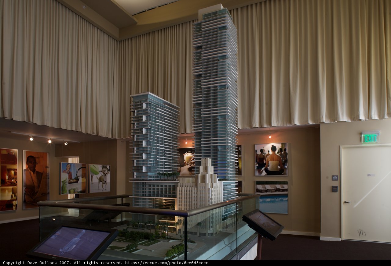 Model of a Tall Building in a Museum