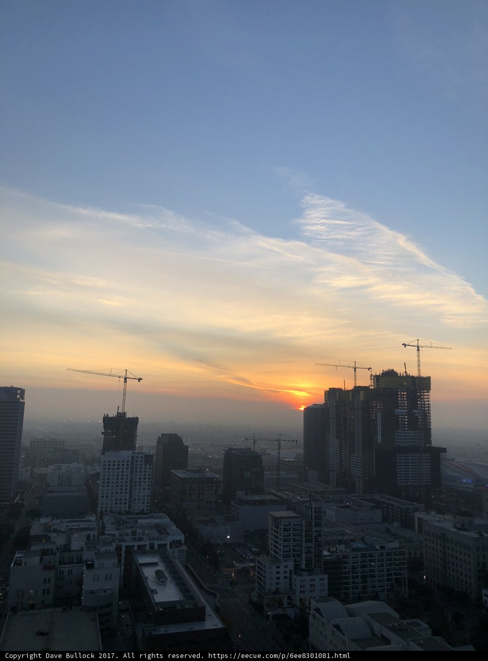 City Lights at Sunset