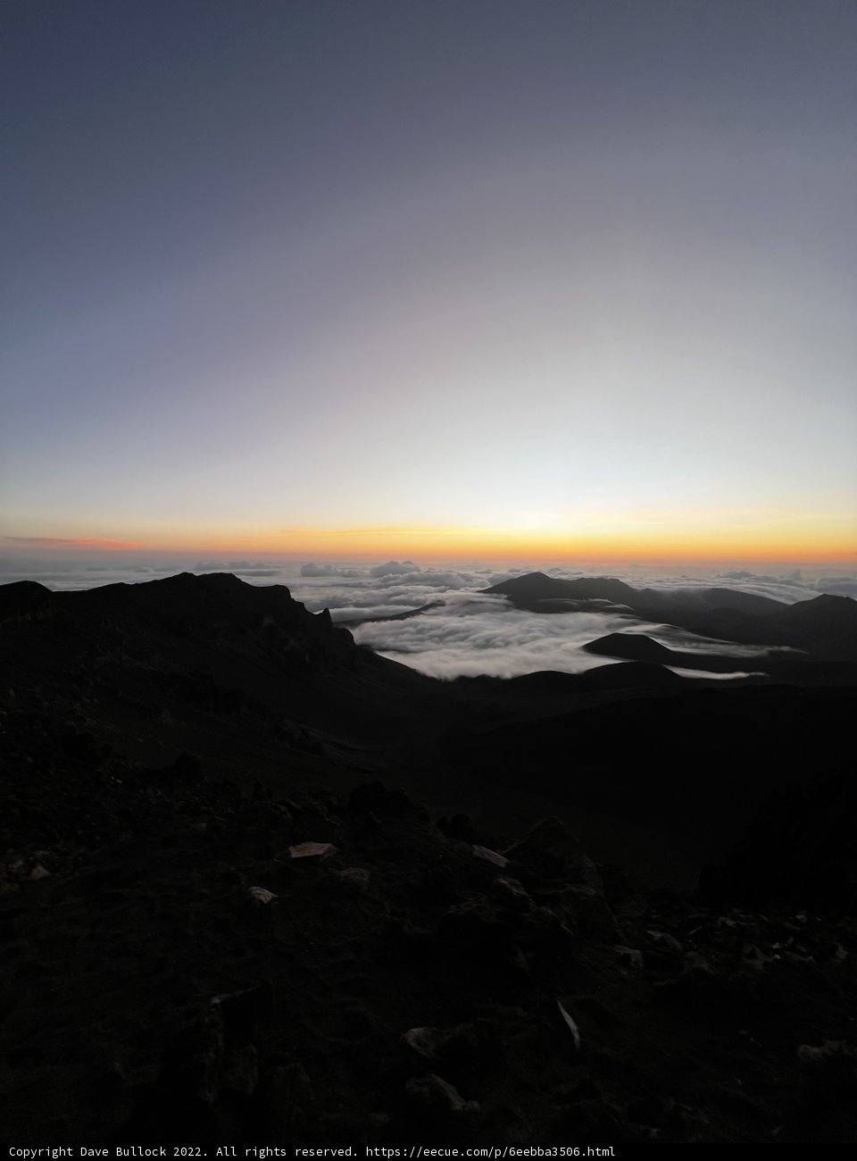 Heavenly Sunrise Above Haleakalā